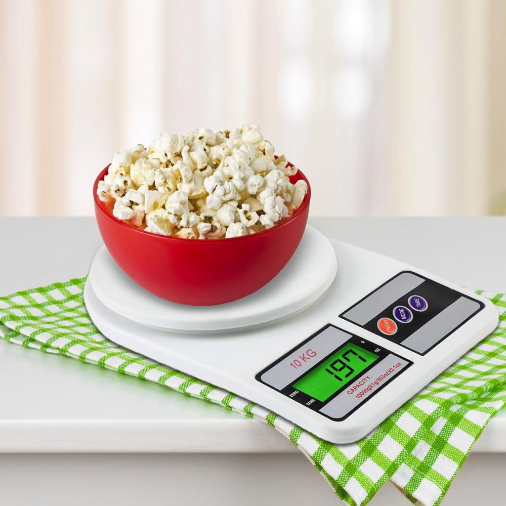 Digital Kitchen Weighing Scale | Portable LCD Electronic Food & Grocery Scale