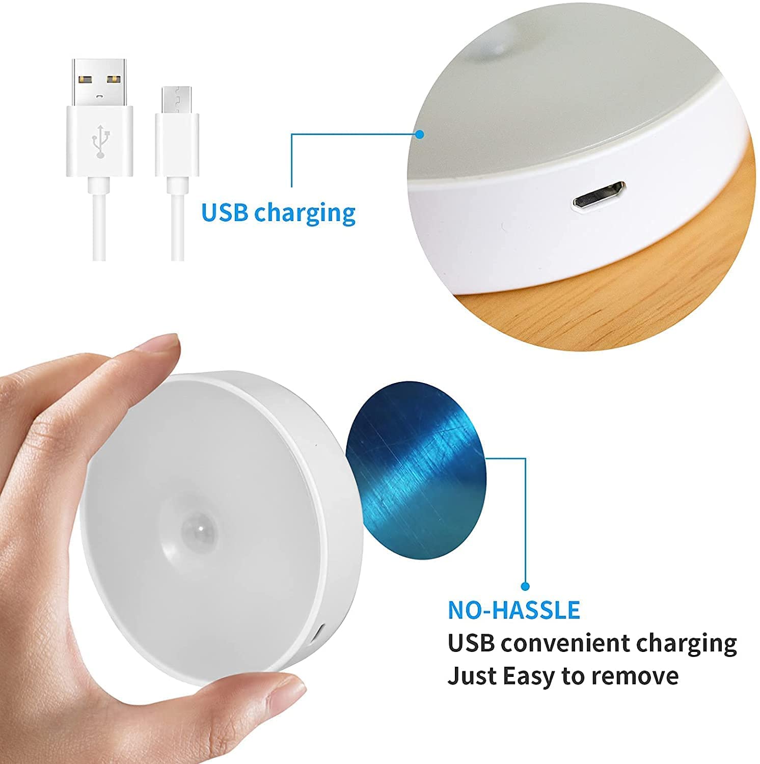 Motion Sensor Night Light | Automatic LED for Bedroom, Kitchen & Hallways