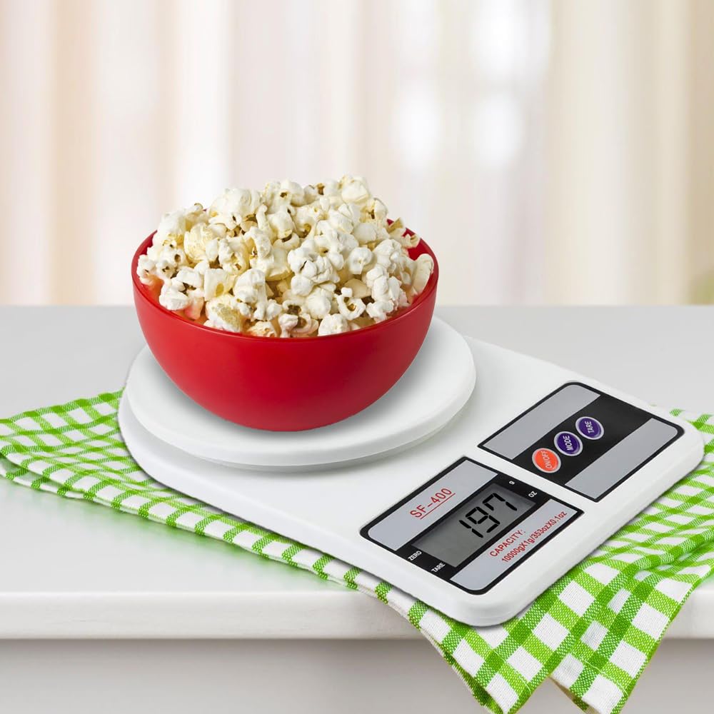 Digital Kitchen Weighing Scale | Portable LCD Electronic Food & Grocery Scale