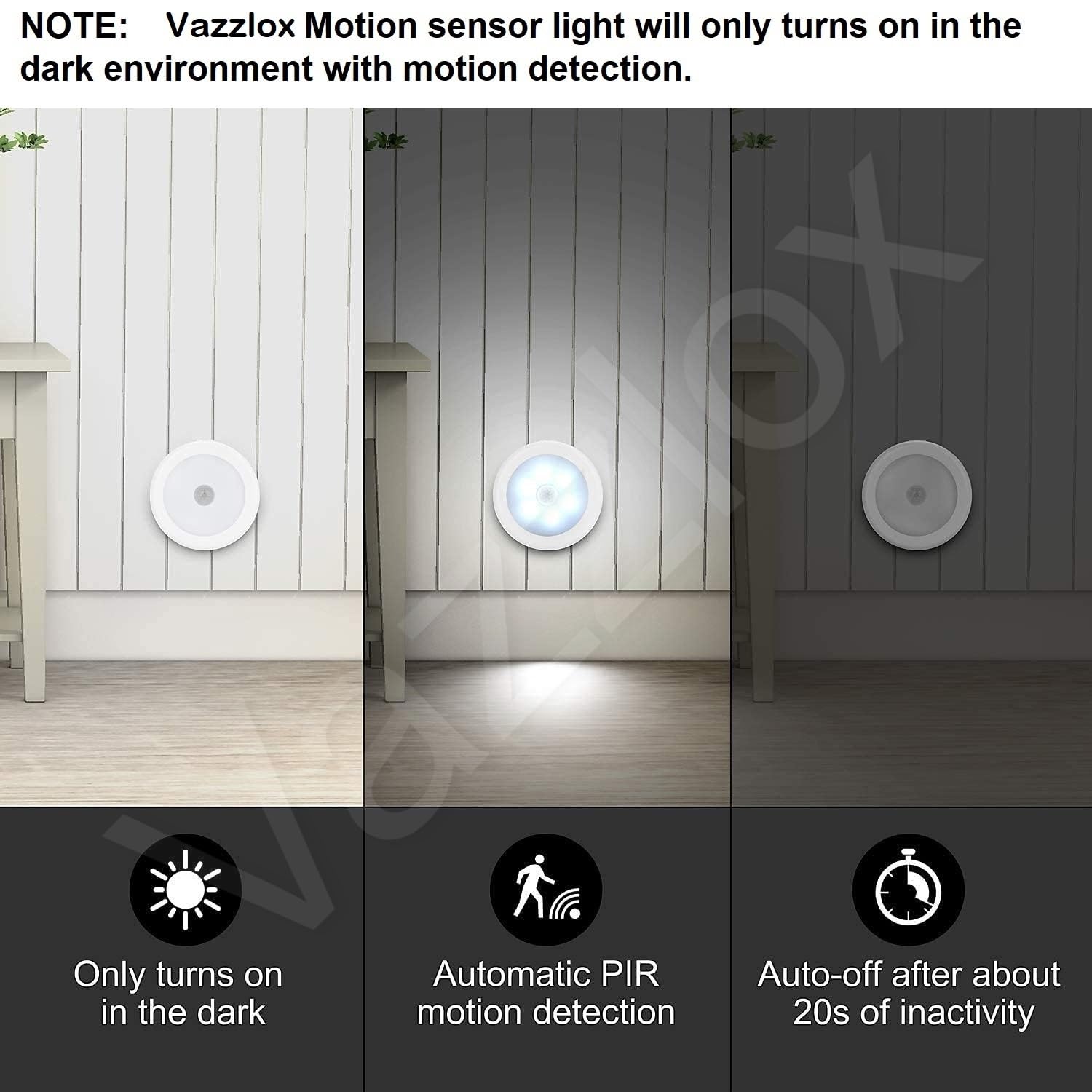 Motion Sensor Night Light | Automatic LED for Bedroom, Kitchen & Hallways