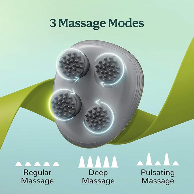 SIYARA ZenScalp™ Head Massager | Electric Stress Relief for Relaxation