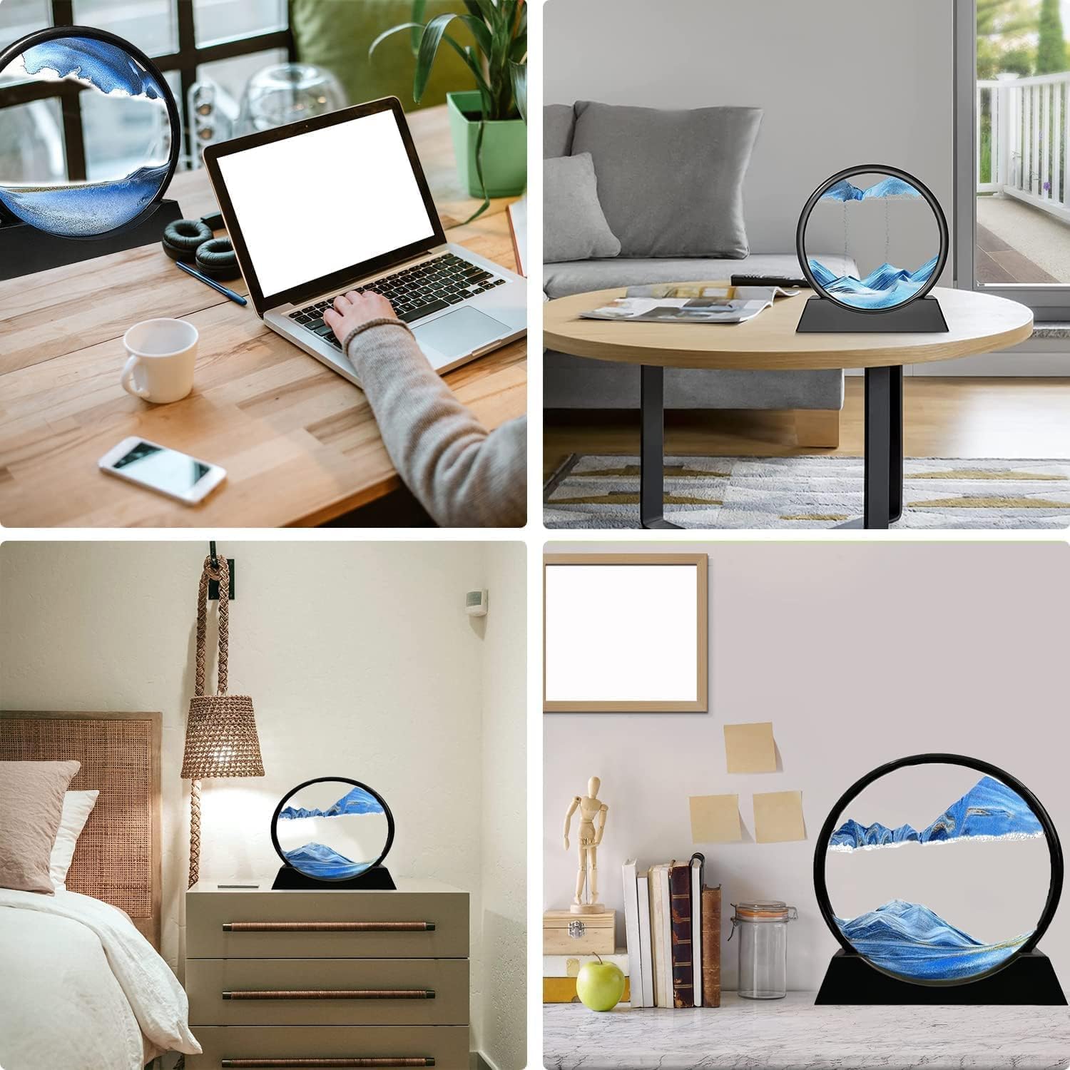 SIYARA FlowGlow™ Sand Art Lamp | Relaxing Moving Sand Night Light for Home & Office