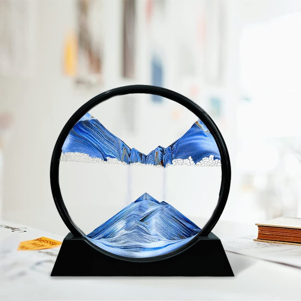 SIYARA FlowGlow™ Sand Art Lamp | Relaxing Moving Sand Night Light for Home & Office