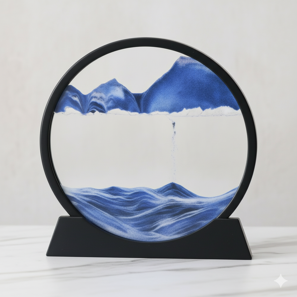 SIYARA FlowGlow™ Sand Art Lamp | Relaxing Moving Sand Night Light for Home & Office
